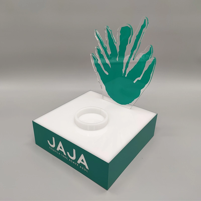 acrylic bottle display stand 