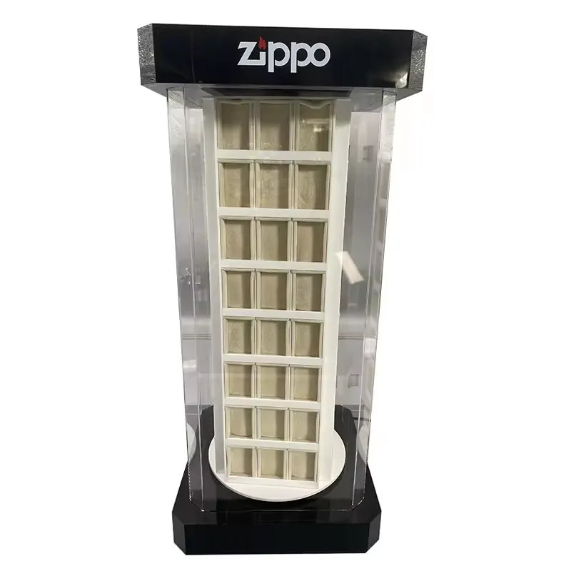  Acrylic lighter Display Cabinet for Zippo