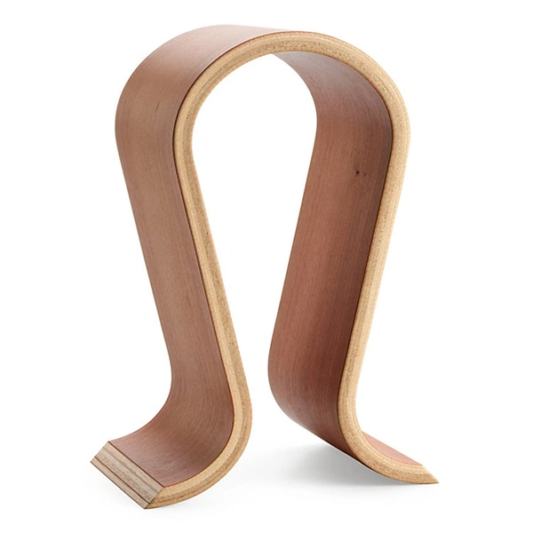 wood  headset display stand