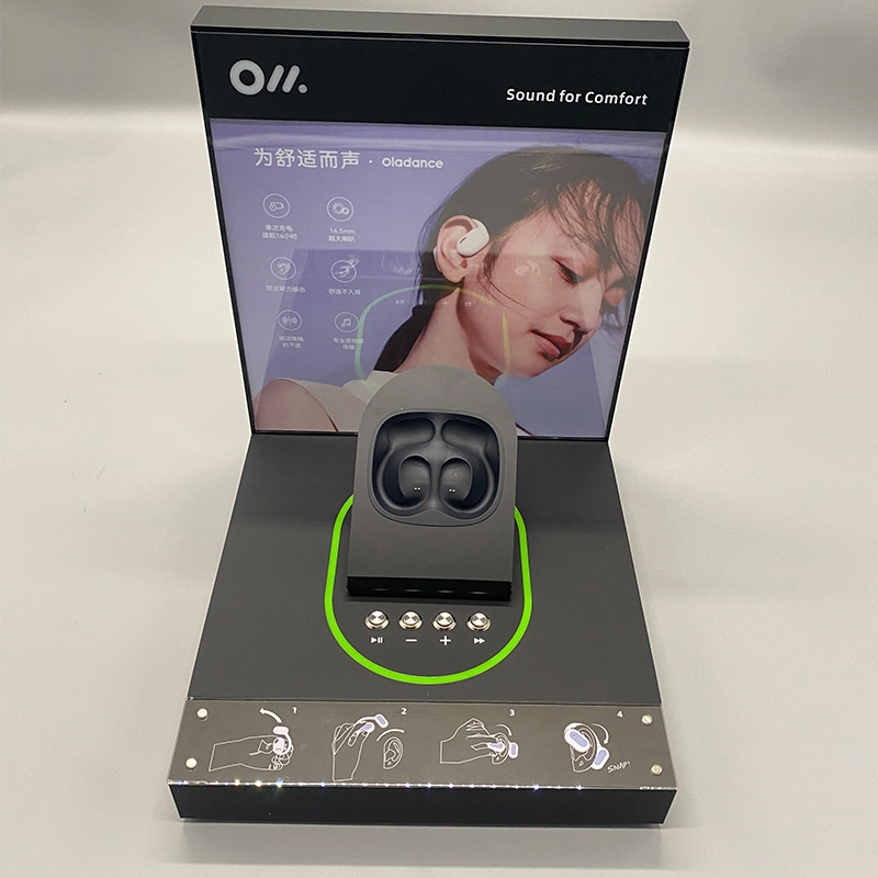 Acrylic Bluetooth earphone display stand 