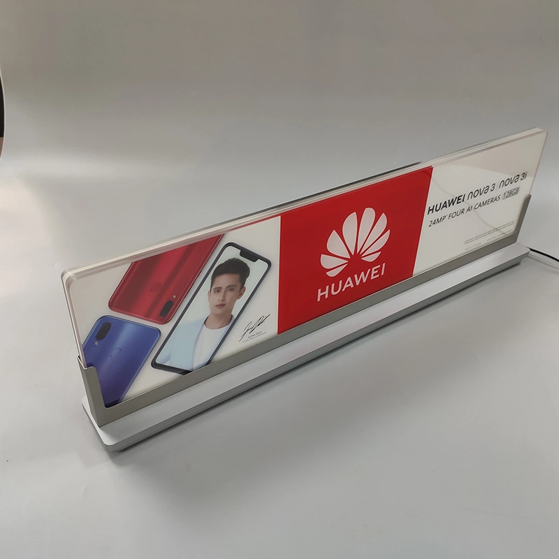mobile phone display sign, Acrylic LED rotating display sign