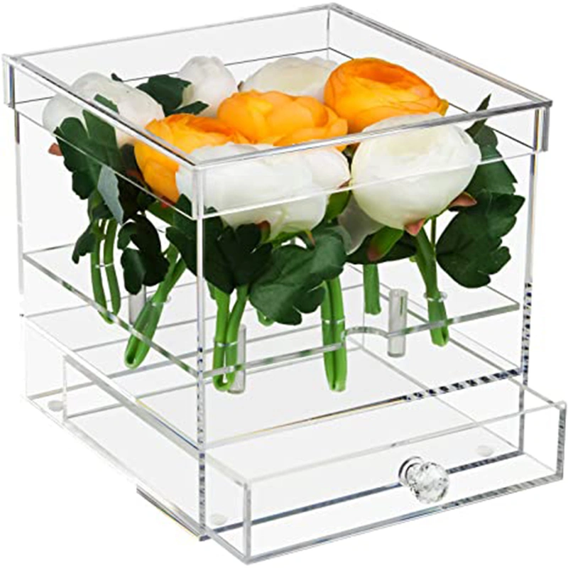 Clear Acrylic flower Box