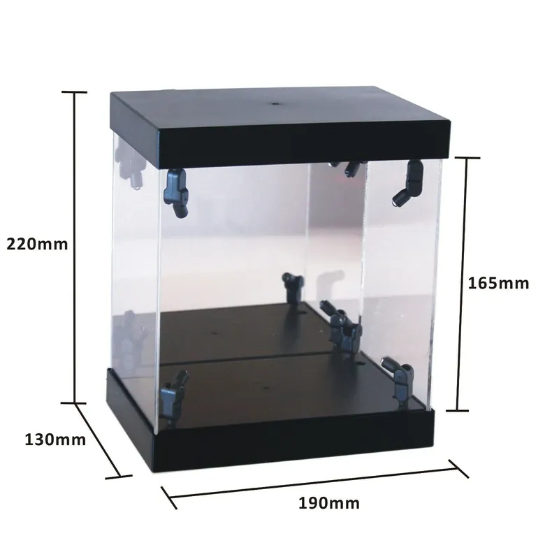 Acrylic LED toy figure Display Case 