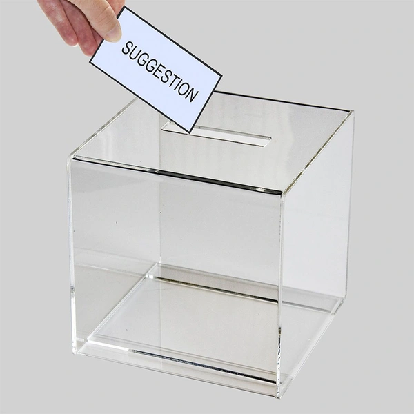  Acrylic suggestion box