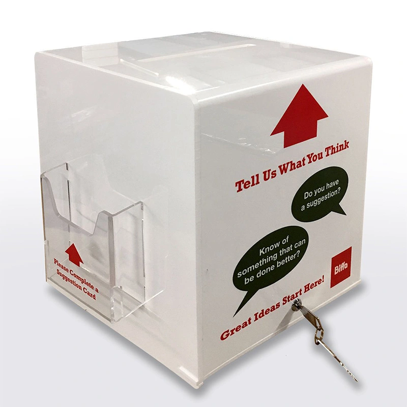  Acrylic suggestion box