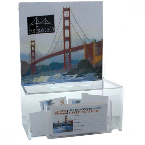 Clear Acrylic Voting box 