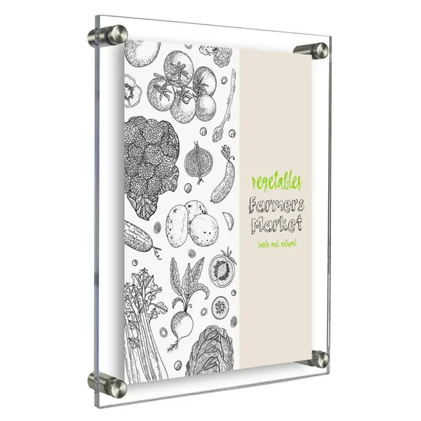 Wall Mounted Acrylic poster Frame 