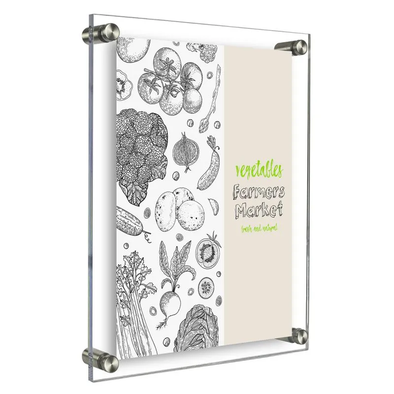 Wall Mounted Acrylic poster Frame 