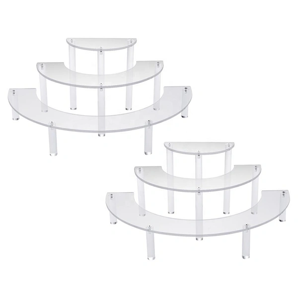3 Tier Clear Acrylic Riser,Acrylic display riser