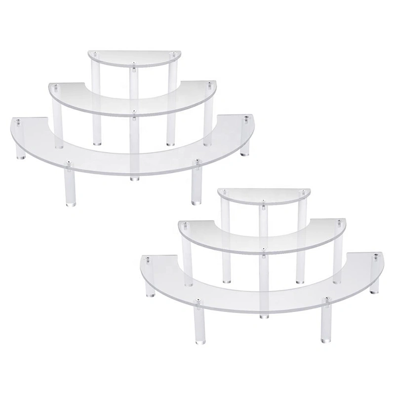 3 Tier Clear Acrylic Riser,Acrylic display riser