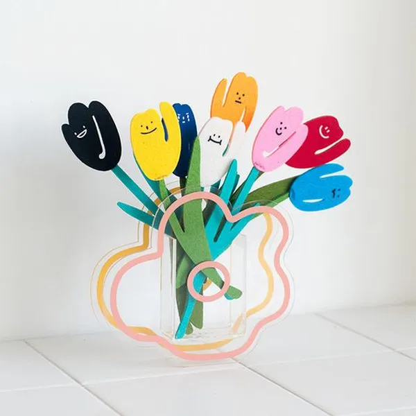 Acrylic Coloured vase