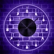 Acrylic LED wall mounted clock 