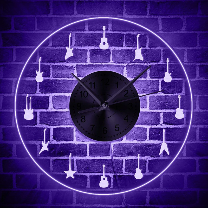 Acrylic LED wall mounted clock 