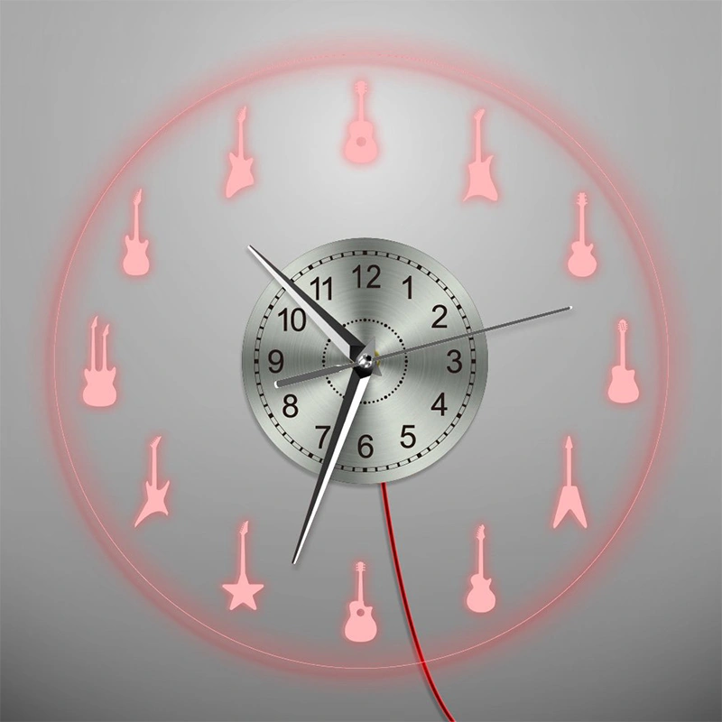 Acrylic LED wall mounted clock 