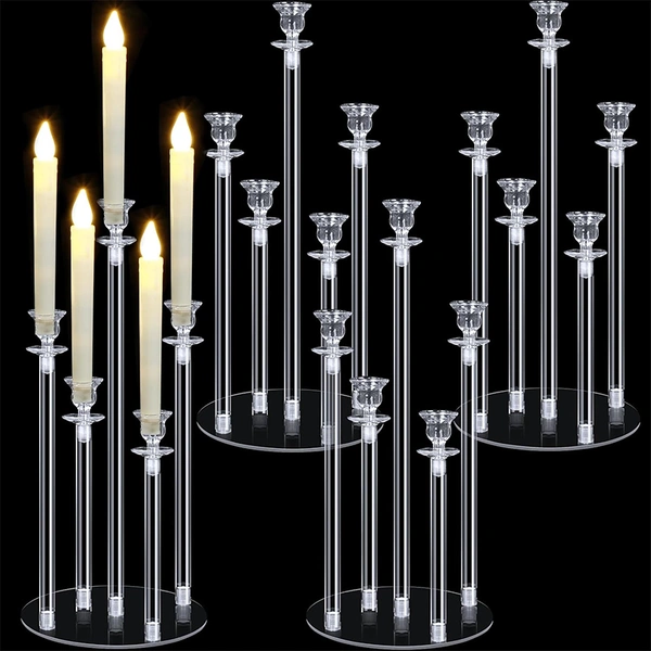Acrylic candle holder