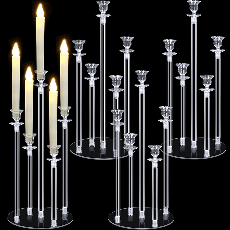 Acrylic candle holder