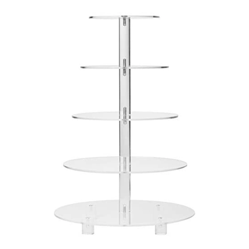 5 tier Acrylic cake Tower 