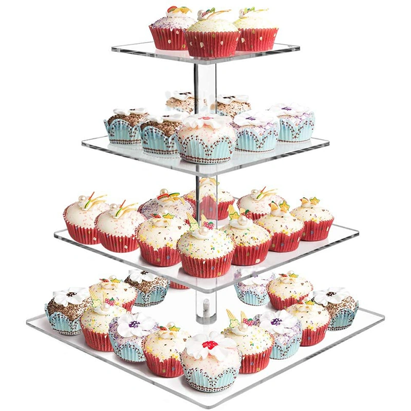 4 tier Acrylic cake Tower 
