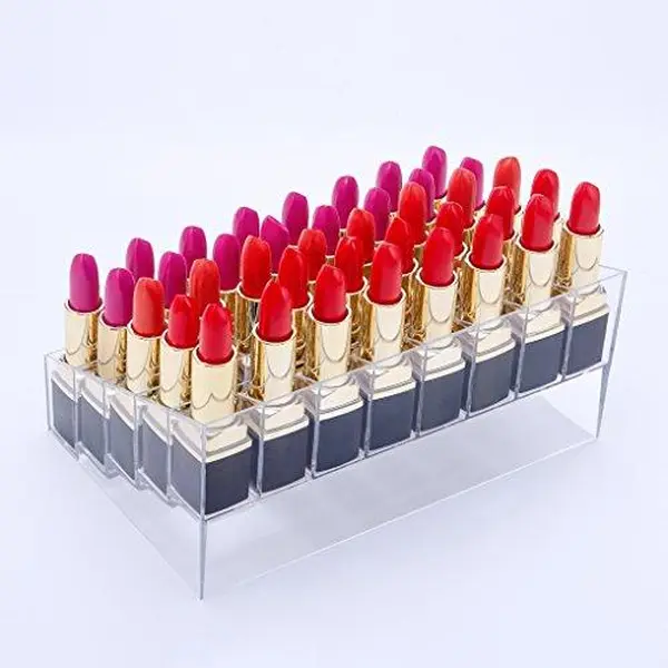cosmetic display counter, acrylic organizer for lipstick