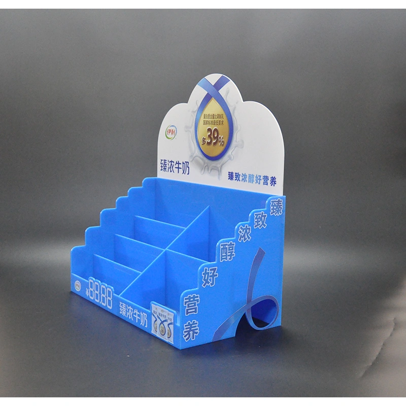 Milk promotion display stand 