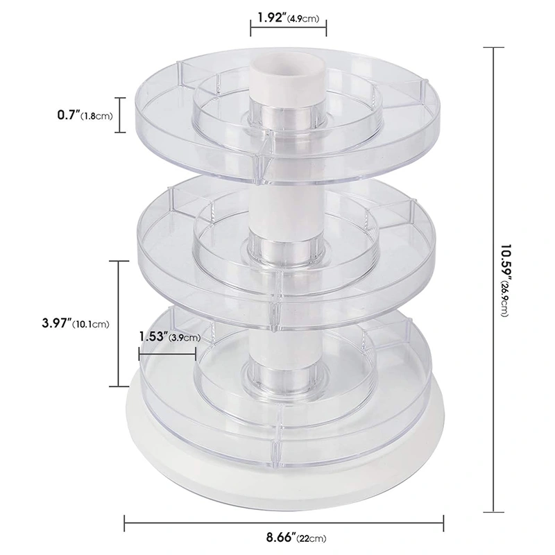 Acrylic Rotating Nail Polish Display Stand