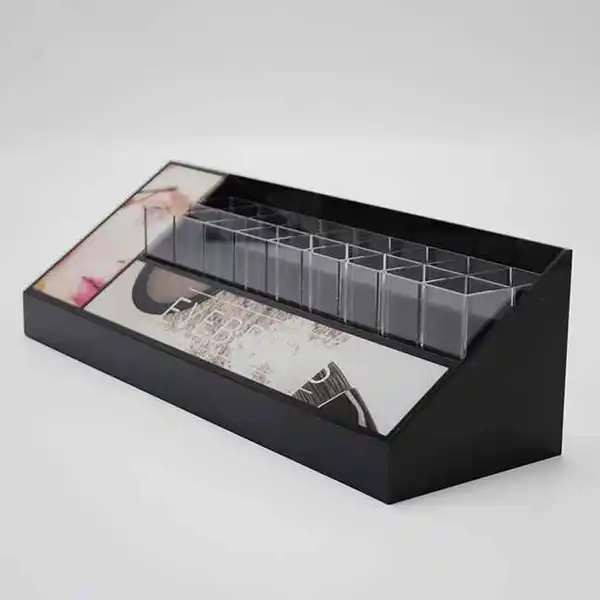 cosmetic display counter, display for lash brush
