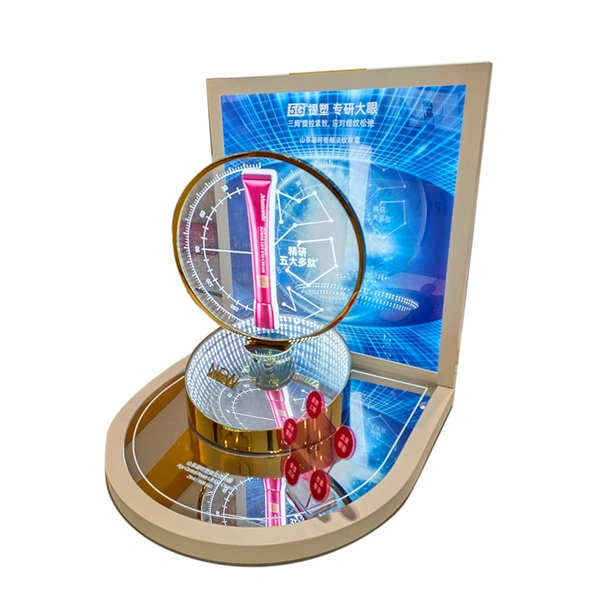 cosmetic display counter, display for cosmetics