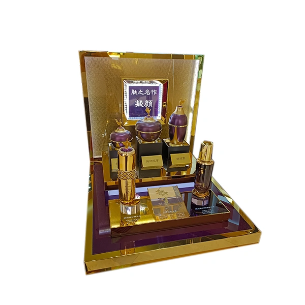 cosmetic display counter, display for cosmetics