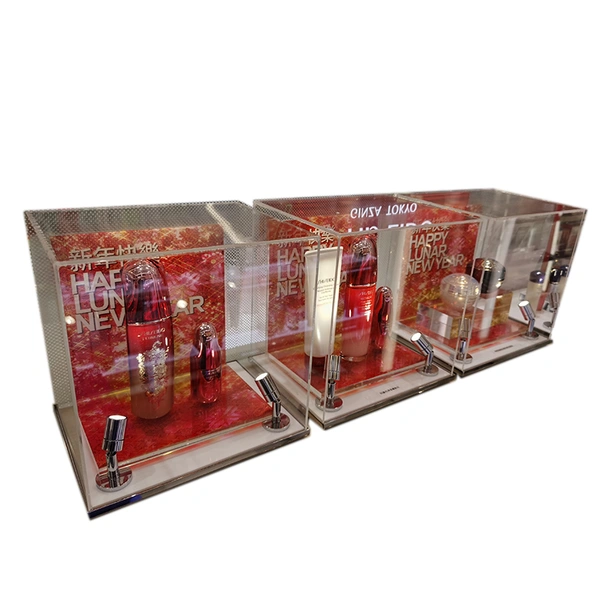 cosmetic display counter, display for cosmetics