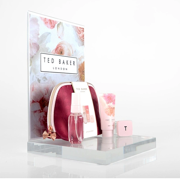 cosmetic display counter, display for cosmetics