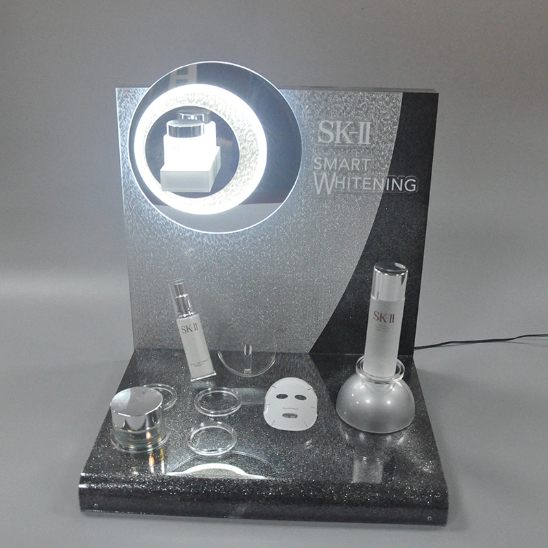 cosmetic display counter, display for cosmetics