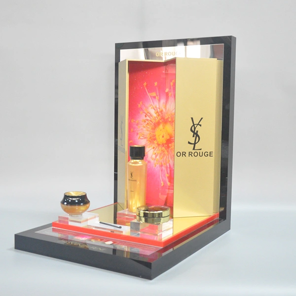 cosmetic display counter, display for cosmetics