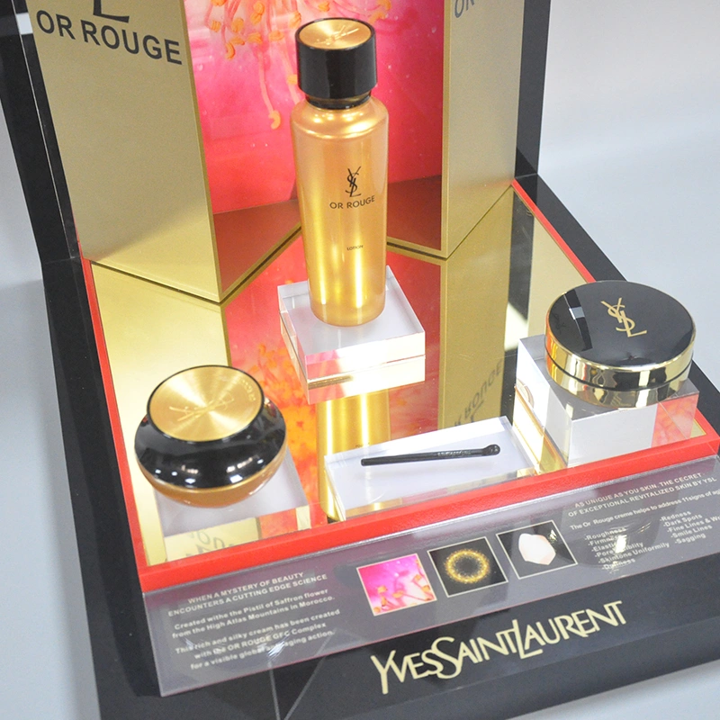 cosmetic display counter, display for cosmetics