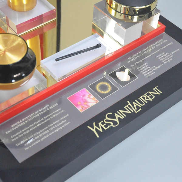 cosmetic display counter, display for cosmetics