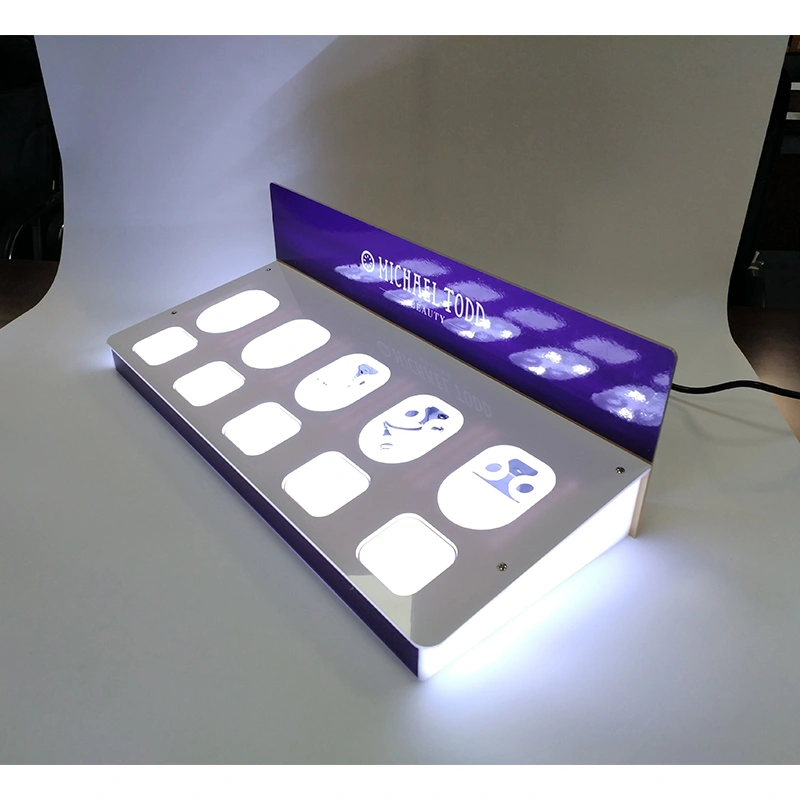 cosmetic display counter, display for cosmetics