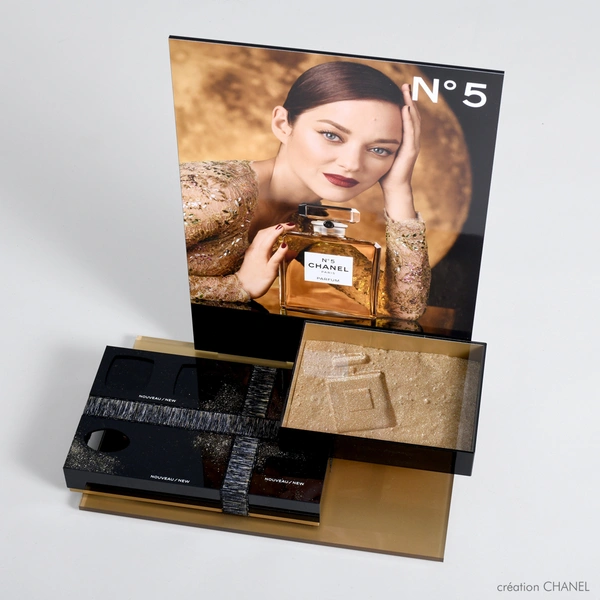 cosmetic display counter, display for perfume