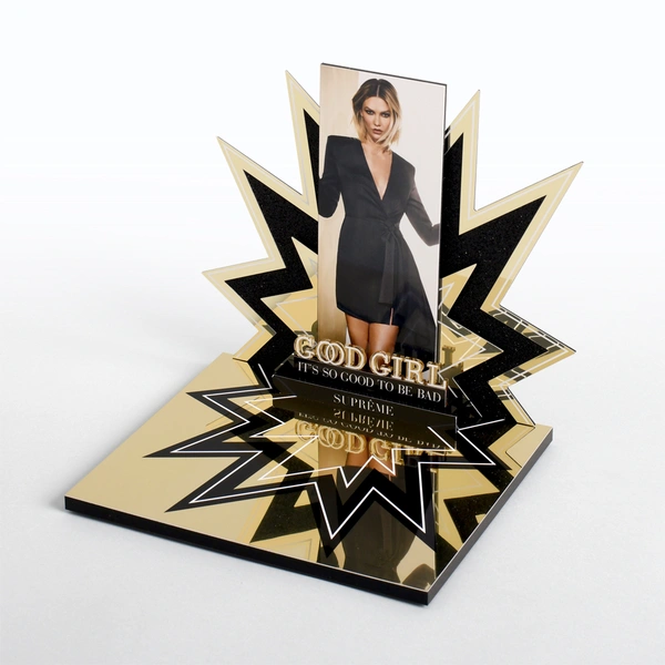 cosmetic display counter, display for perfume