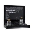 Cosmetic perfume acrylic display stand for  3 Tier Black 