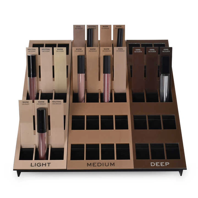 Retail Countertop Acrylic Liptick Display Stand Cometic Organizer