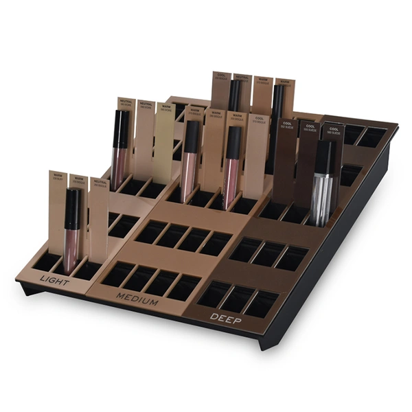 Retail Countertop Acrylic Liptick Display Stand Cometic Organizer