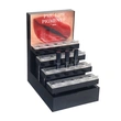 4-Tier Acrylic Lipstick Display Stand Personalized Cosmetic Retail