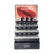 4-Tier Acrylic Lipstick Display Stand Personalized Cosmetic Retail