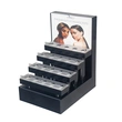 4-Tier Acrylic Lipstick Display Stand Personalized Cosmetic Retail