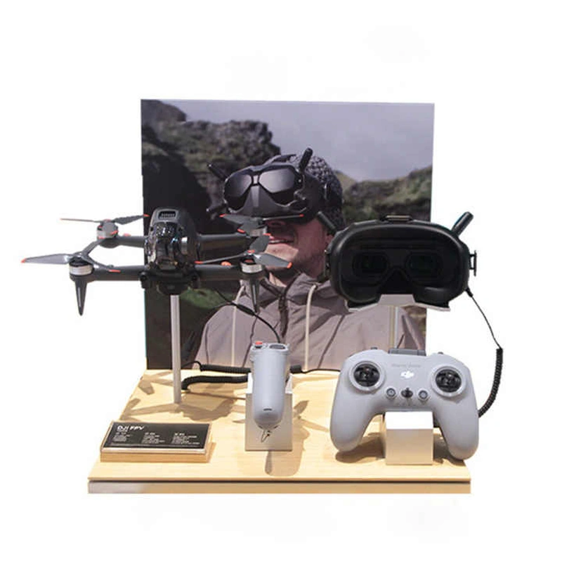 Custom Acrylic Drone Display Stand - UAV Display Rack for Exhibition
