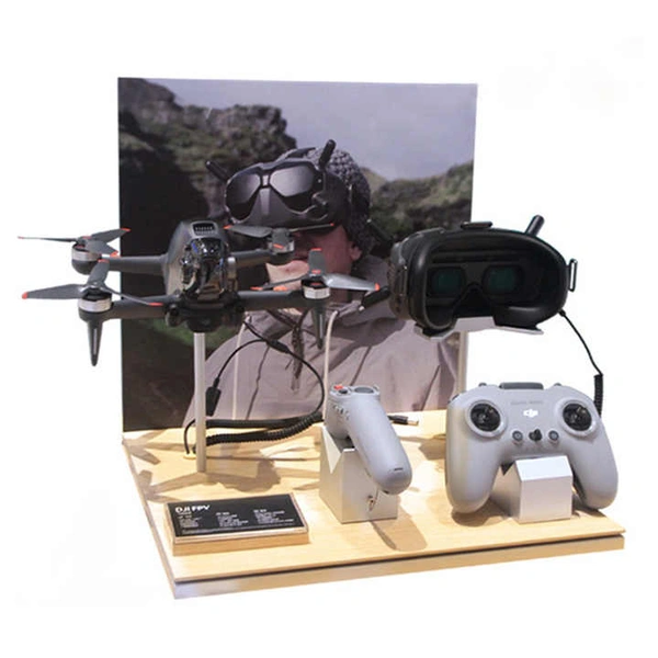 Custom Acrylic Drone Display Stand - UAV Display Rack for Exhibition