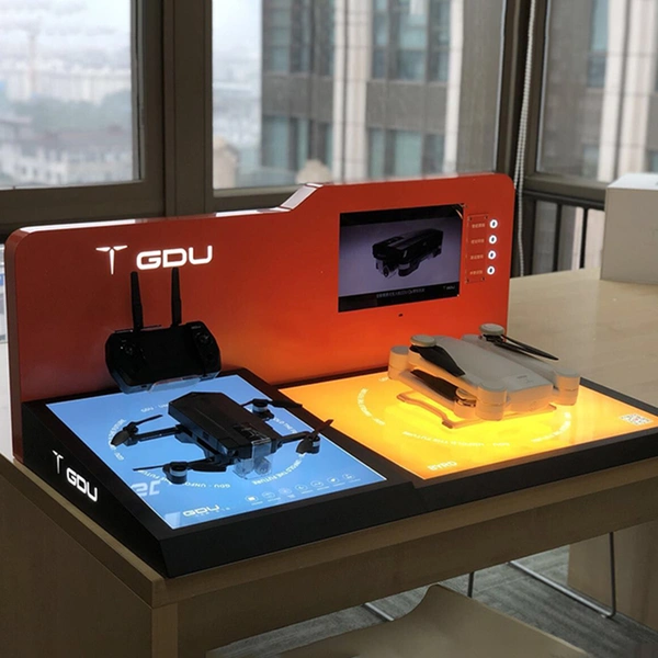 LED Lighting Drone Display Stand Smart Acrylic UAV Rack for DJI 