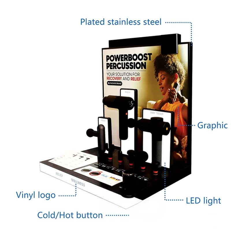 LED Lighting Massage Gun Display Stand - Massage Gun Holder 