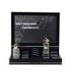 Cosmetic perfume acrylic display stand for  3 Tier Black 