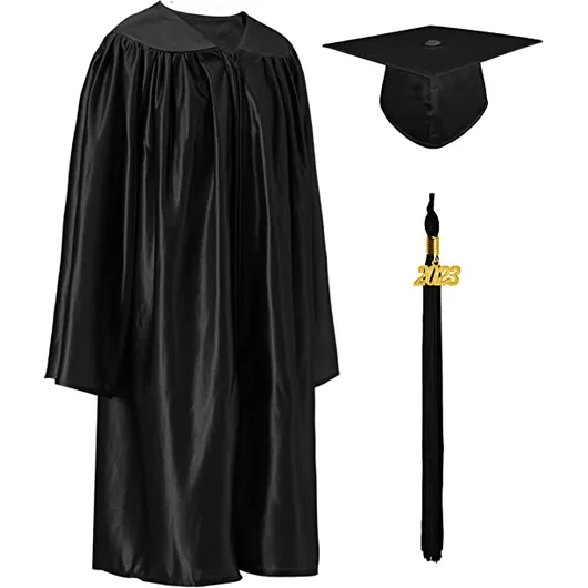 Graduation Gown cap  Shiny Kids Graduation Cap Gown 2023 Set for Kindergarten Preschool Toddler Children