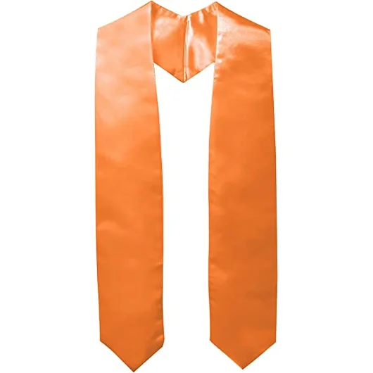Plain color Graduation Stole  Unisex Adult Plain/ printing  Graduation Stole 